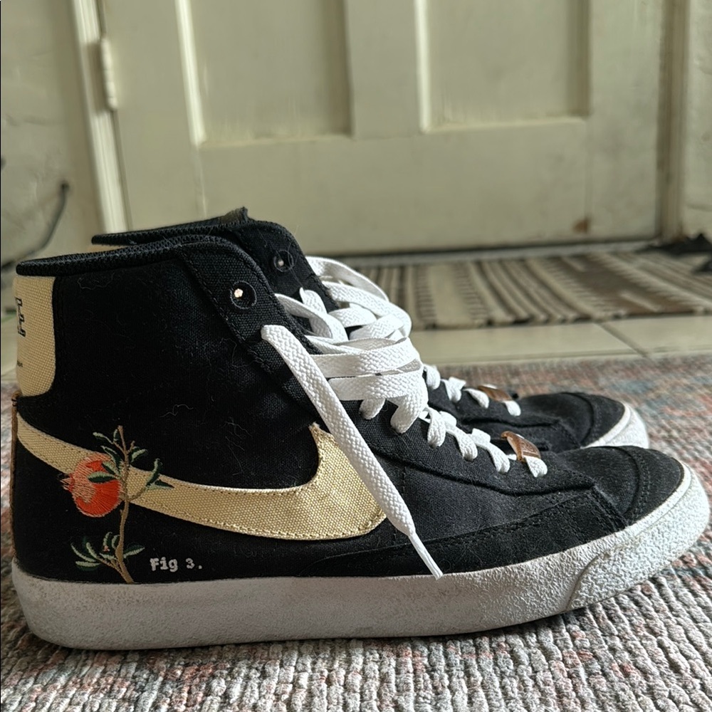 Nike Blazer High Tops - Pomegranate Colorway